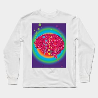 Brain On Happiness Long Sleeve T-Shirt